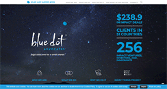 Desktop Screenshot of bluedotlaw.com